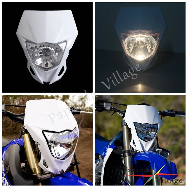 Передняя фара Papanda для мотоцикла белый свет внедорожника Yamaha 15-16 WR250F 12-16 WR450F |