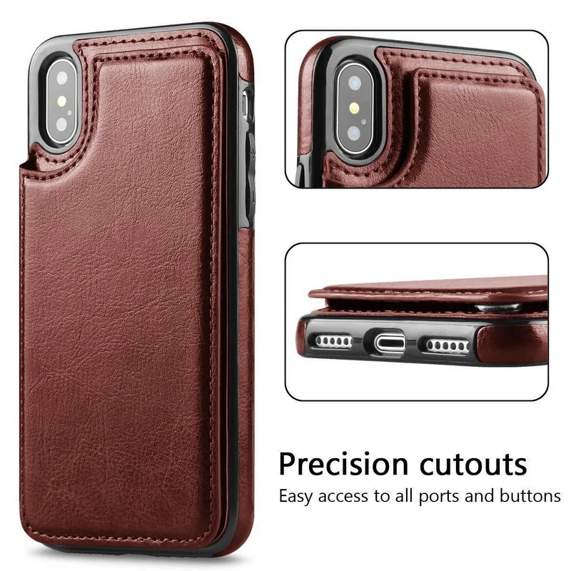 KISSCASE PU кожаный чехол для iPhone XR 7 8 6 6S Plus X XS Max классические чехлы телефонов 5 5S SE XI 11