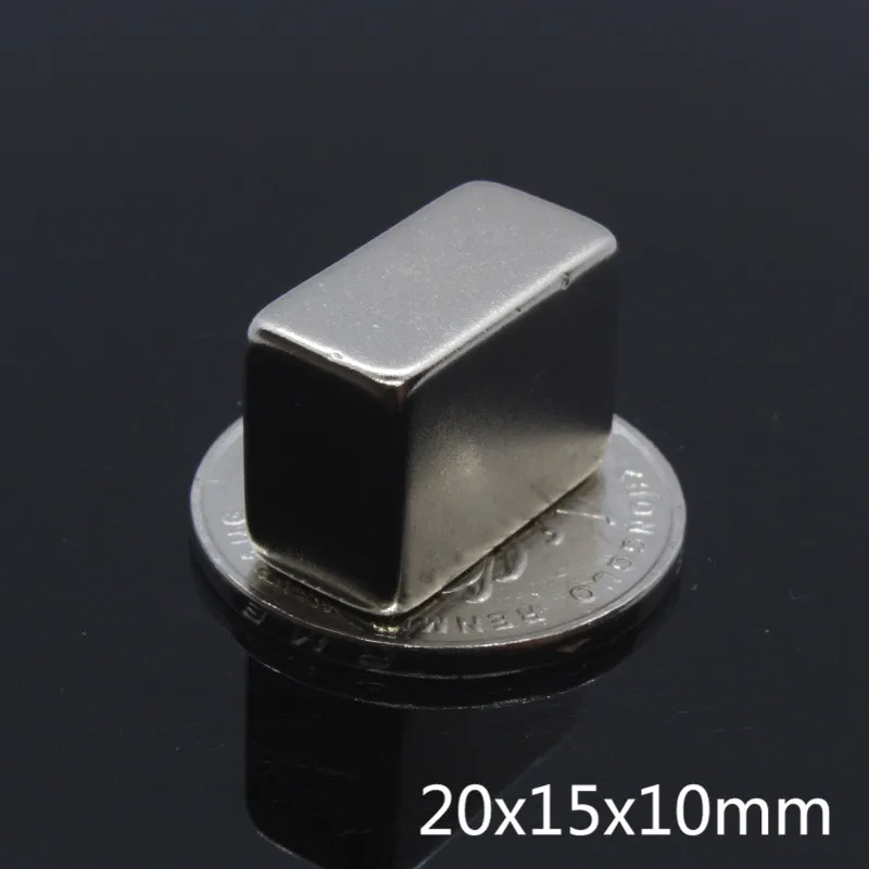 10 шт. 20x15x10 мм Супер Сильный Неодимовые Магниты редкоземельные мощный магнитный