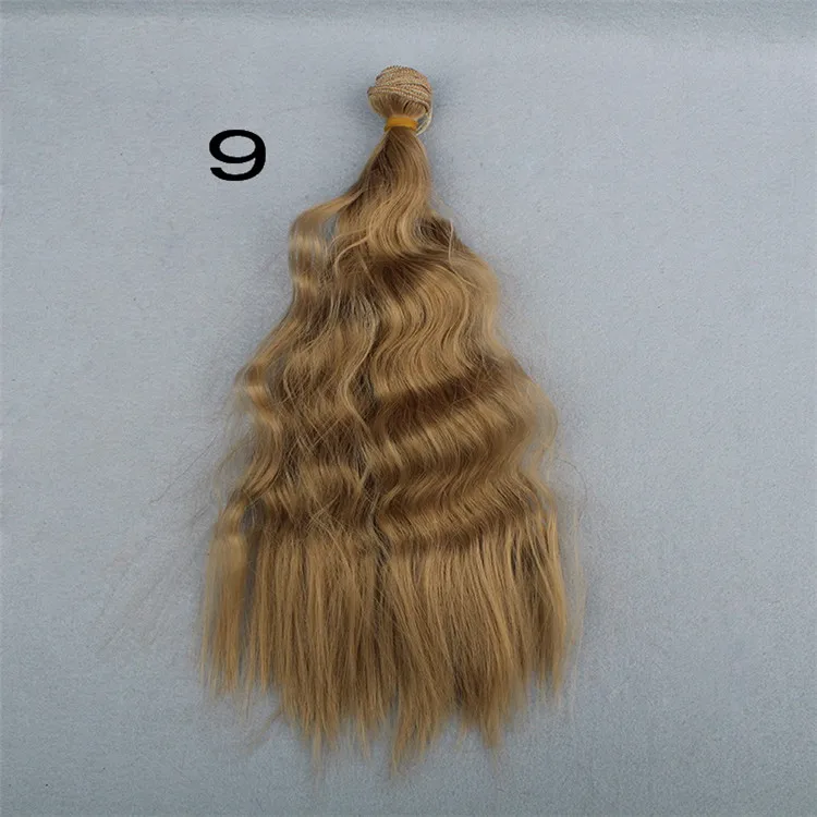 25 см свободные вьющиеся волосы утки для BJD/Blyth/американские куклы DIY аксессуары