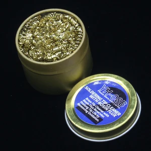 Паяльник с канифолью, очиститель флюса для очистки паяльная канифоль, сварочный инструмент, Высококачественная канифоль, медный шар для очистки