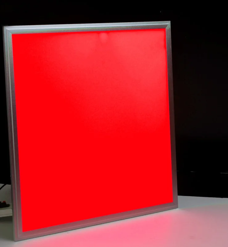 Ультра тонкий светодиодный потолочный Панель света RGB Цвет 600x600 Smart LED лампа