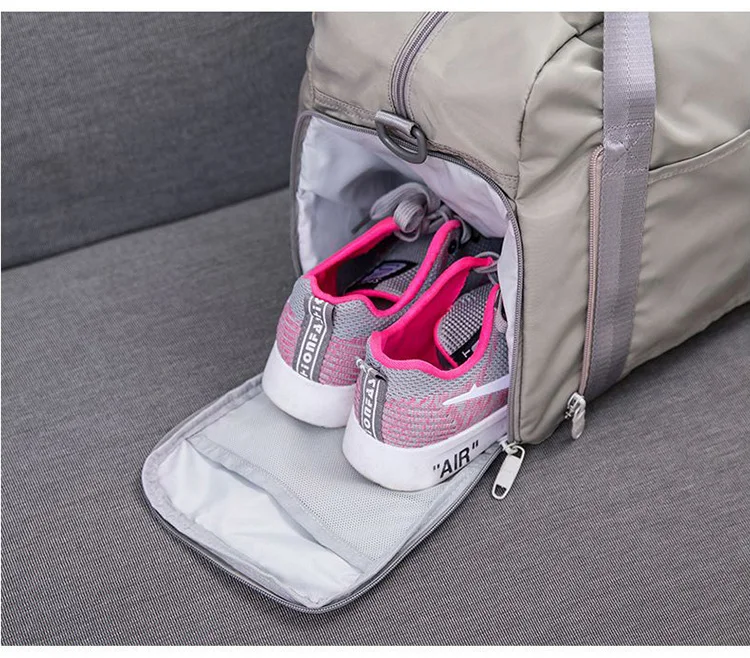 Foldable Travel Bags Women Clothes Packing Cubes Organizer Luggage Trolley Duffle Independent Shoes Handbag Accessories Supplies