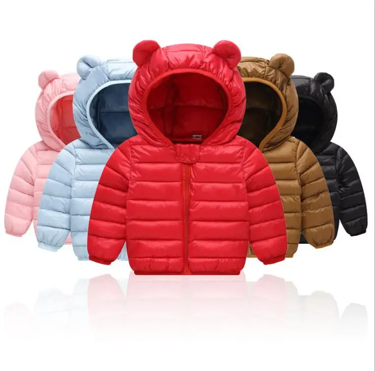 1-5 yrs 2019 new baby boy and girls winter hooded jacket coat+vest+trousers Waterproof snow warm suit children clothing | Детская одежда