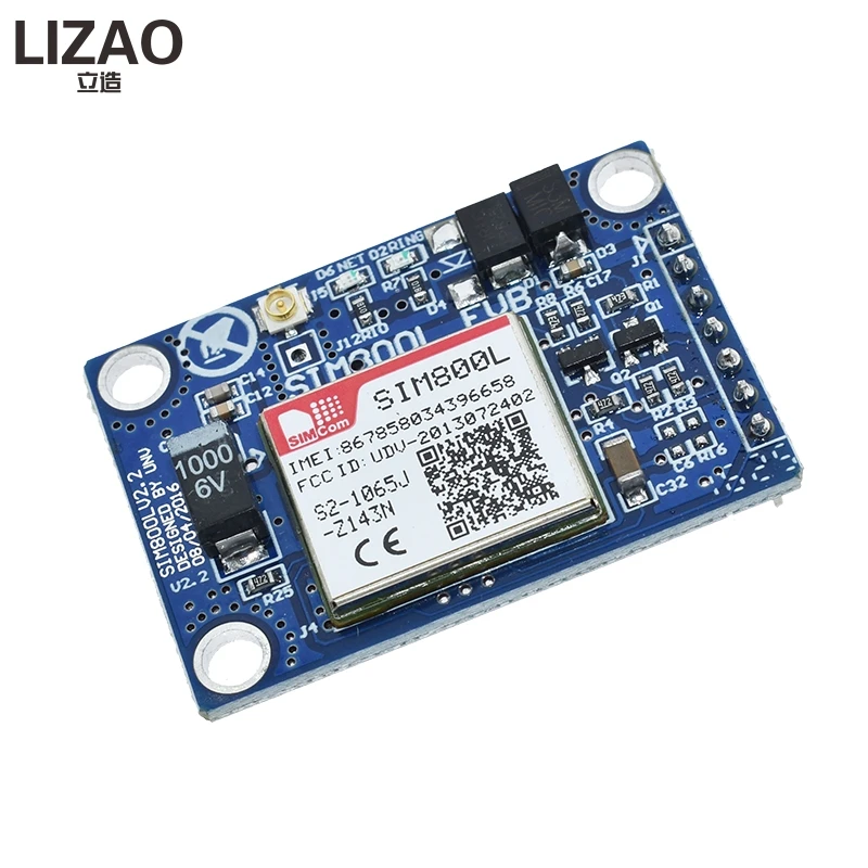 LIZAO SIM800L V2.0 5V беспроводной модуль GSM GPRS четырехдиапазонный с