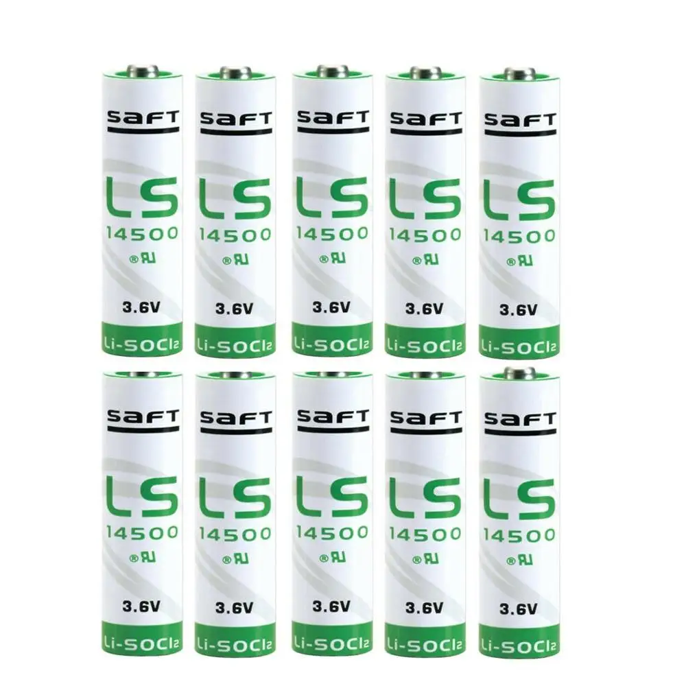 Литиевая батарея для Saft LS 14500 LS14500 AA 3 6 В 10X литий ионной батареи оборудования на