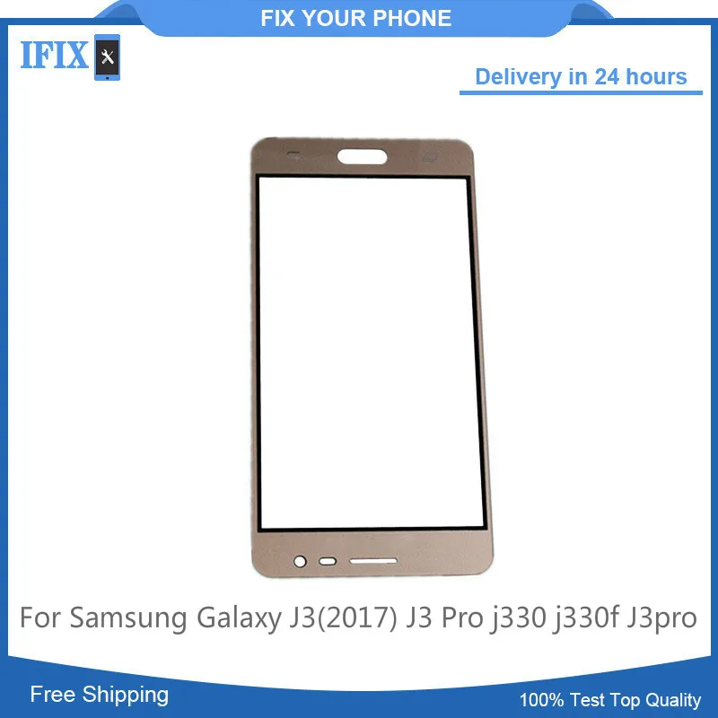 Для Samsung Galaxy J3 (2017) Pro j330 j330f J3pro Замена ЖК переднего сенсорного экрана Стекло