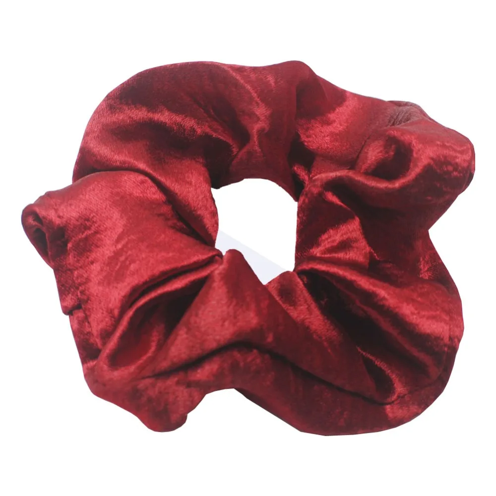 1 шт. резинки для волос большого размера мягкие атласные эластичные Женские