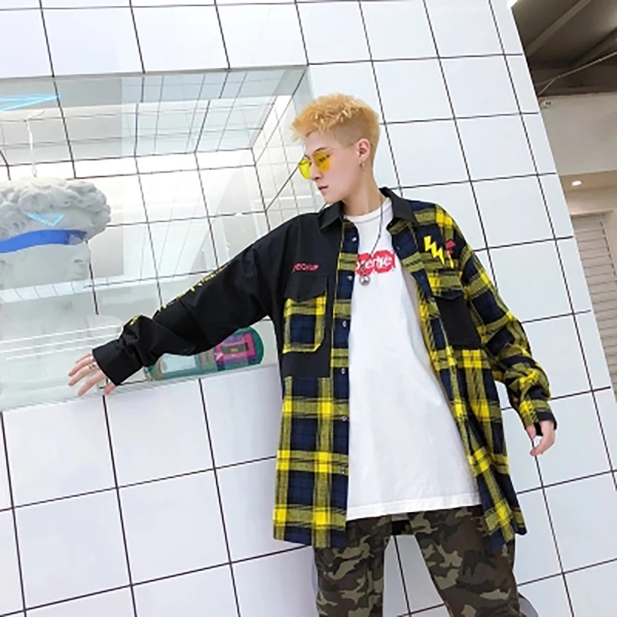 Рубашка мужская женская фланелевая большого размера с длинным рукавом 5 | Мужская