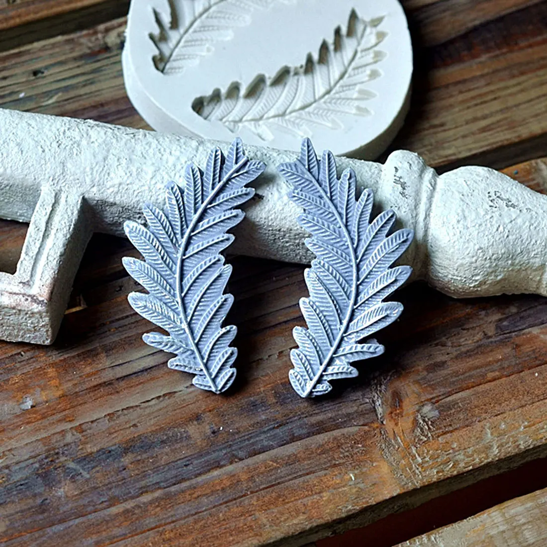 Подарочные листья водоросли оливковая ветка цветок лепесток Sugarcraft силиконовая
