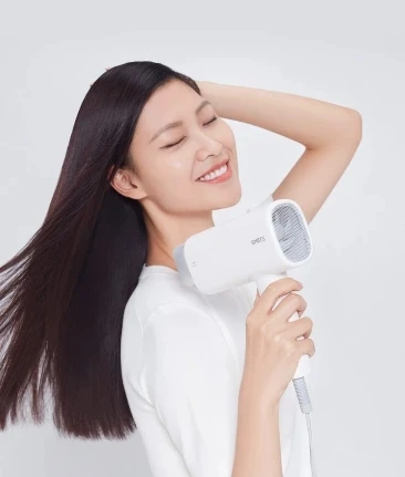 Xiaomi MIJIA Smate Hair Dryer 1600W Double Negative Ions 2 Speed Temperature With Nozzle Collapsible Professional | Бытовая техника