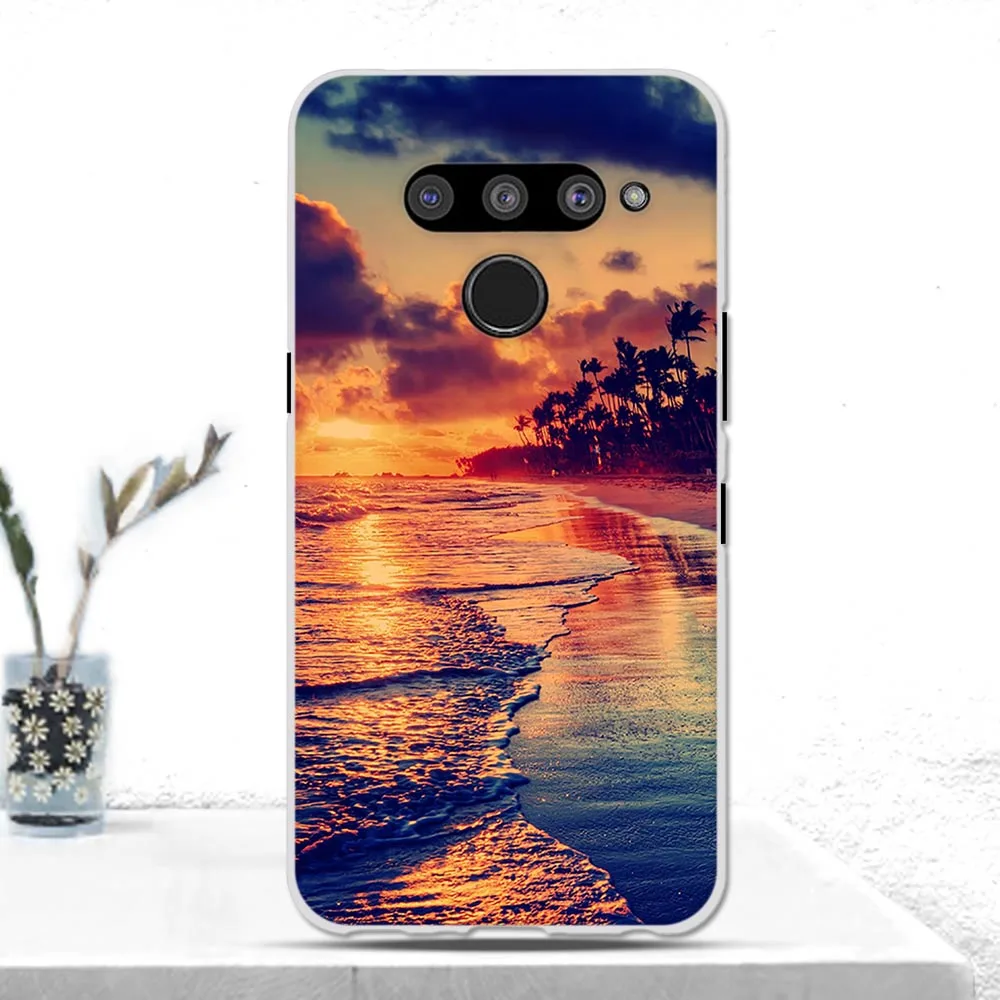 Чехол для телефона LG V50 ThinQ 5G мягкий силиконовый чехол из ТПУ | Мобильные телефоны