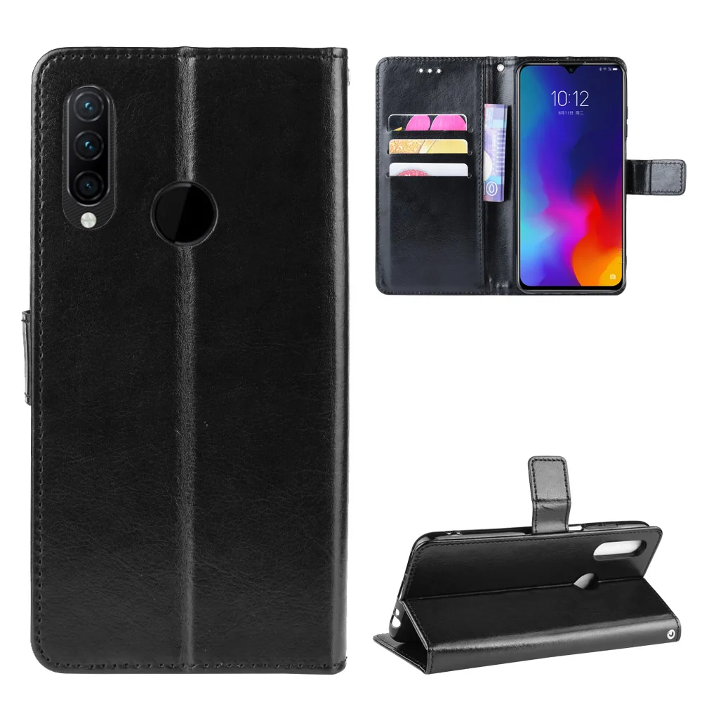 

For Lenovo Z6 Lite Case Luxury Leather Flip Wallet Phone Case For Lenovo Z6 Lite Z6Lite Z 6 Lite Case Stand Function Card Holder