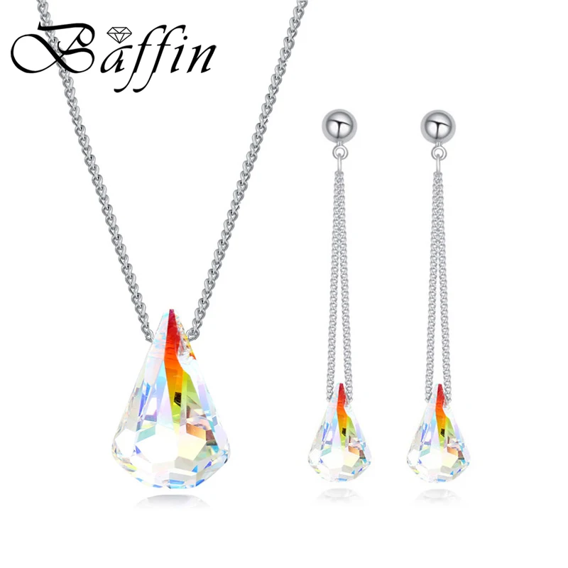 2018 BAFFIN оригинальные кристаллы от SWAROVSKI ожерелье с кулоном в виде шипа длинные