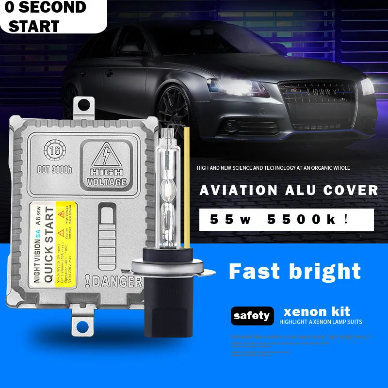 AFAECAR наивысшего качества ксенон H1 H3 H7 H8 H9 H11 9005 HB3 9006 HB4 HID головной светильник