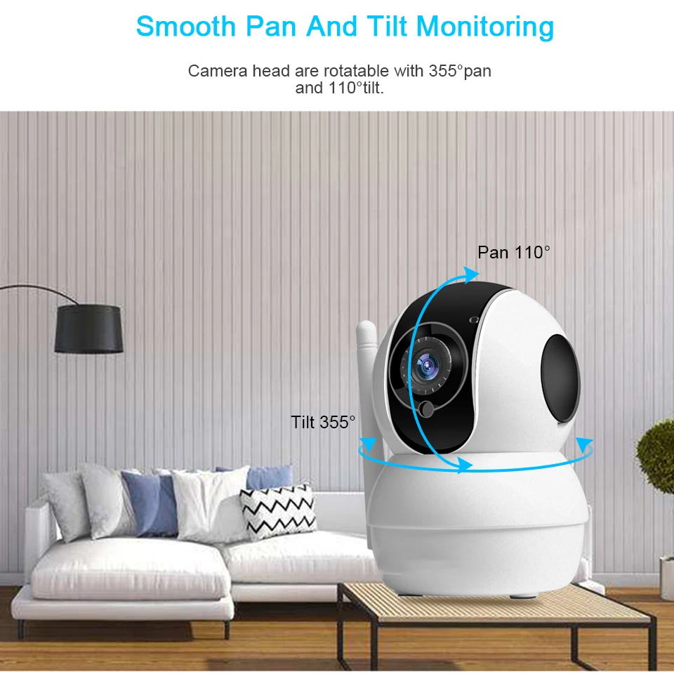 1080P IP камера Wi Fi беспроводная наблюдения 2MP WiFi P2P безопасности CCTV сеть Детский