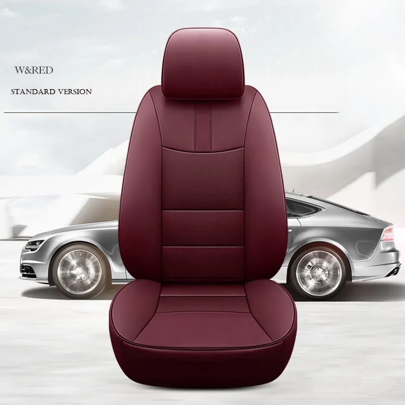 WINE RED Пользовательские теплые сиденья для Ford focus 2 3 mk2 mk3 mondeo mk4 fiesta edge Escape Kuga S-MAX Ranger автомобильные аксессуары stylin - Название цвета: WINE RED
