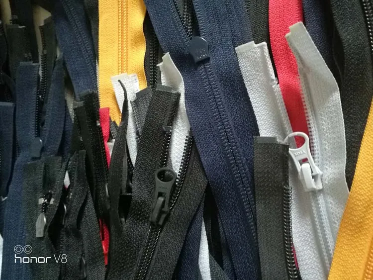20 шт./лот 60-80 см#5 недорогие Ykk нейлоновые катушки на молнии с одним открытым концом Портной Швейные аксессуары