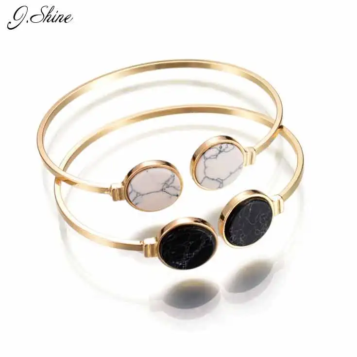 Онлайн-шоппинг индийские ювелирные изделия круглые черные белые камни открытые