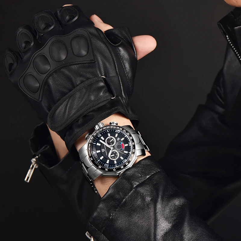 Часы наручные PAGANI мужские спортивные роскошные брендовые Водонепроницаемые