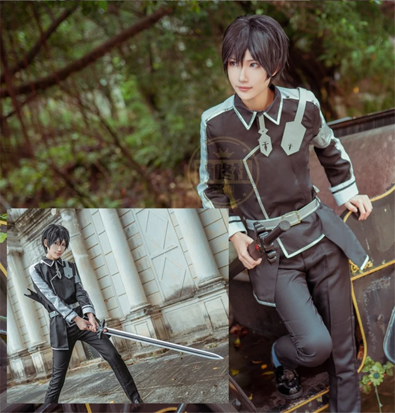 Eugeo sword art онлайн Алисия Аниме Косплей Eugeo синтез 32 костюм Кирито для косплея униформа для мальчиков