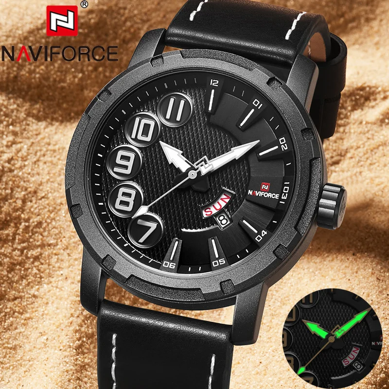 Relogio Masculino Новый NAVIFORCE для мужчин часы Спорт непромокаемые наручные Военная