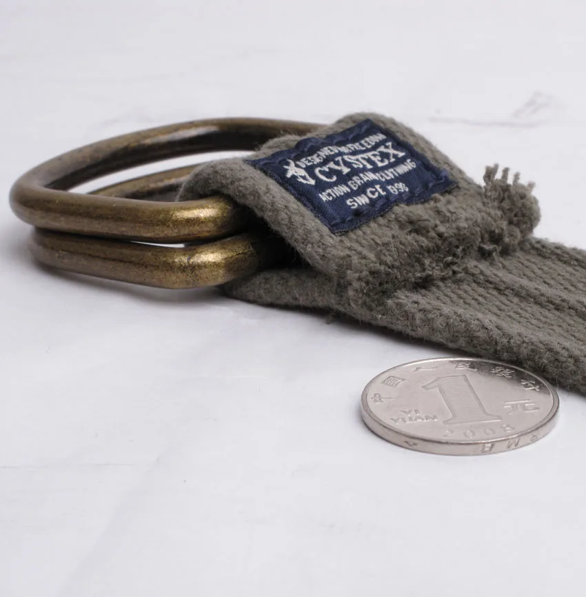 Брендовый холщовый ремень для мужчин новый дизайнерский высокого качества