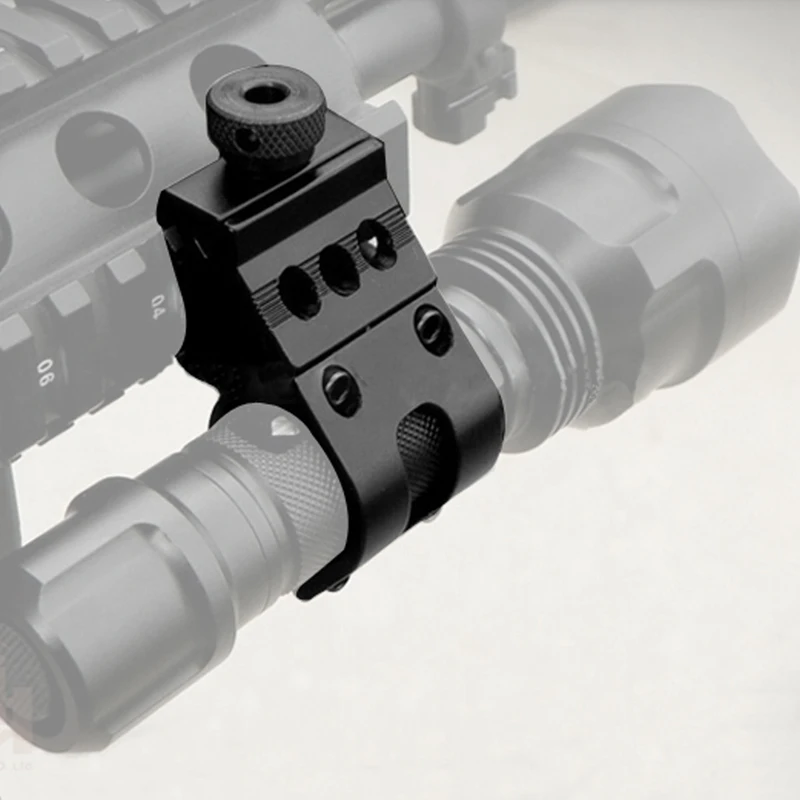 1&quot 25mm Offset Scope Ring with 20mm Picatinny/Weaver Rail Mount Flashlight Torch Laser for RL2-0002 | Спорт и развлечения