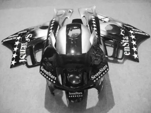 Чехол на бак + серебристо черный обтекатель комплект для мотоцикла CBR600F3 97 98 CBR 600F3