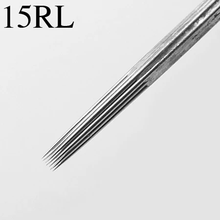 1015RL 1RL 3RL 5RL 7RL 9RL 11RL 13RL 14RL 15RL 18RL#10 коробка 50 шт Круглый Liner Premade стерилизованное татуировки иглы питания - Габаритные размеры: 1015RL