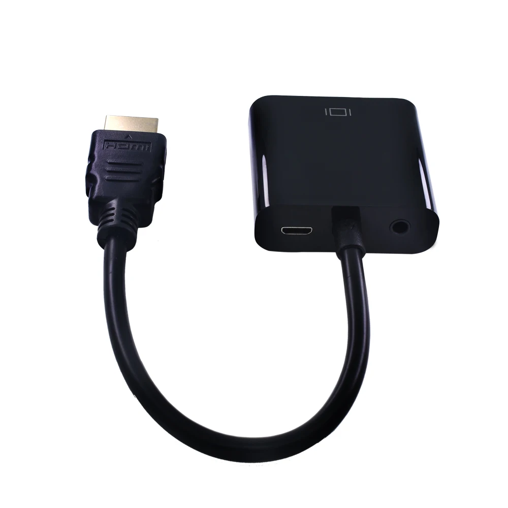 Кабель TISHRIC Mini + Micro Connetor HDMI VGA с аудиокабелем конвертер питания Папа мама адаптер