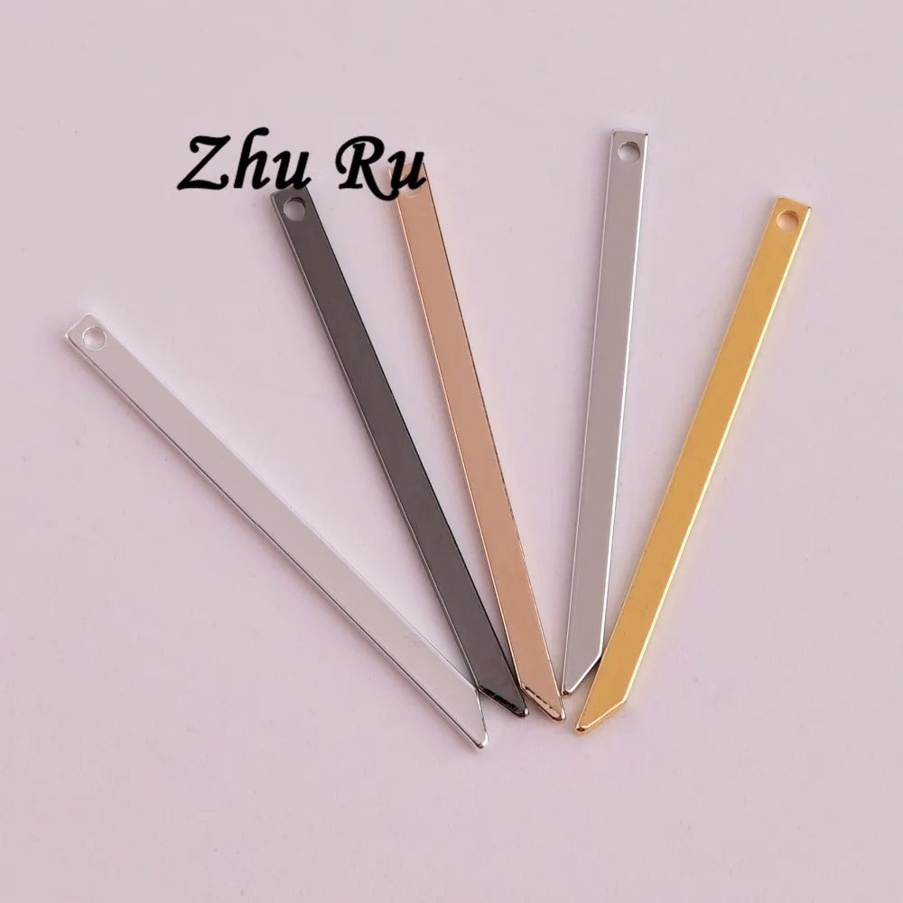 ZHU RU 20 шт./лот 30*2 мм длинные стержневые палочки-наклейки наконечник прямоугольной