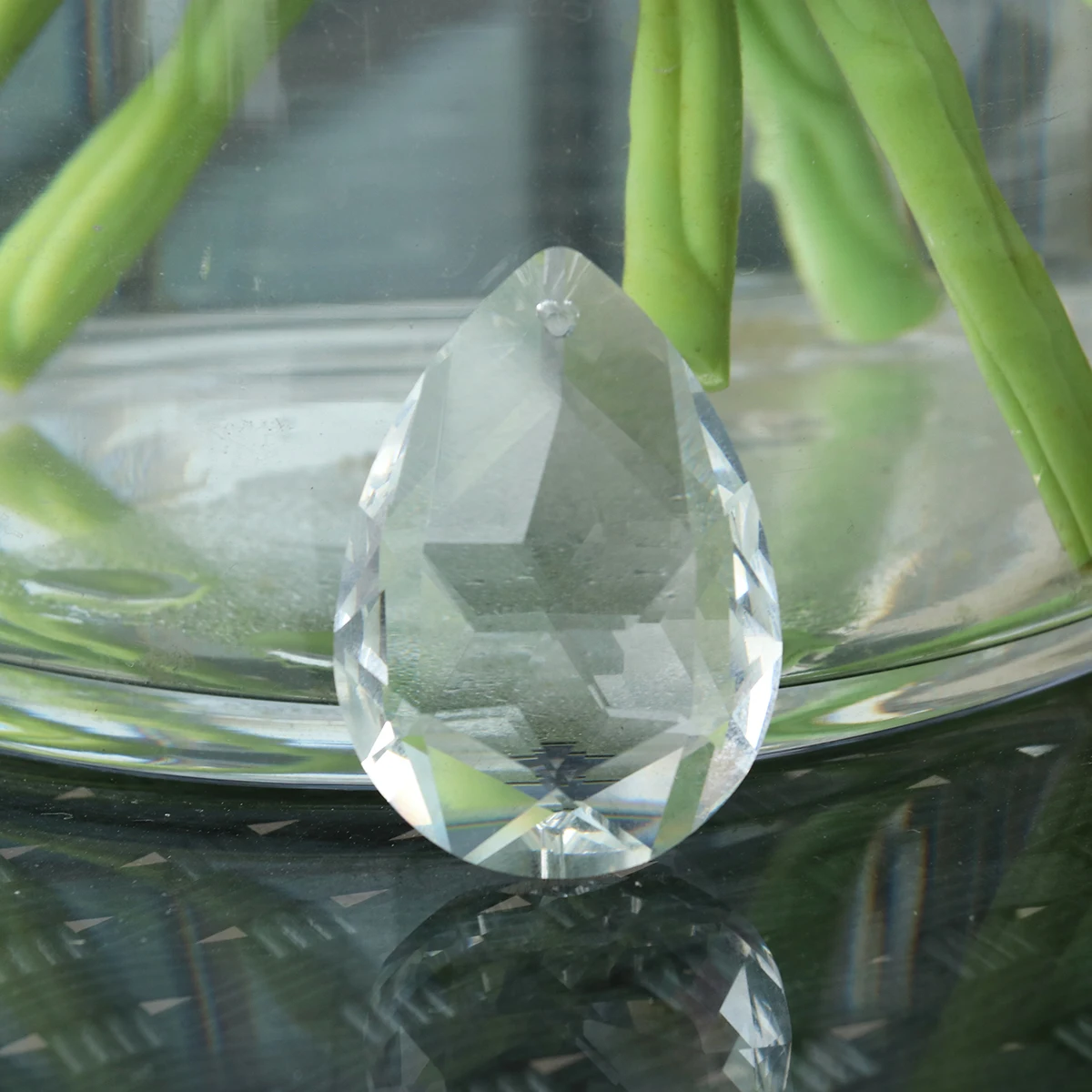 Ясно хрустальная люстра лампы освещения рыданий Подвески шары призмы орнаментом