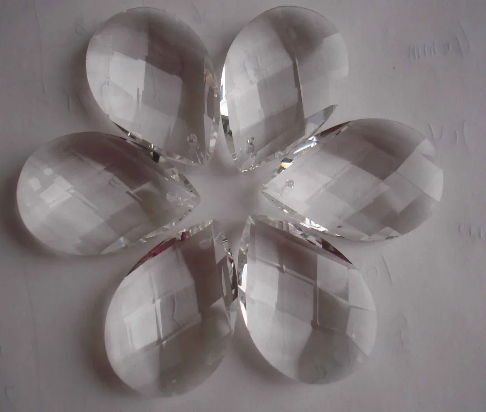 84 шт./лот 63 мм заводская цена Прозрачные Кристальные подвески в форме капли воды