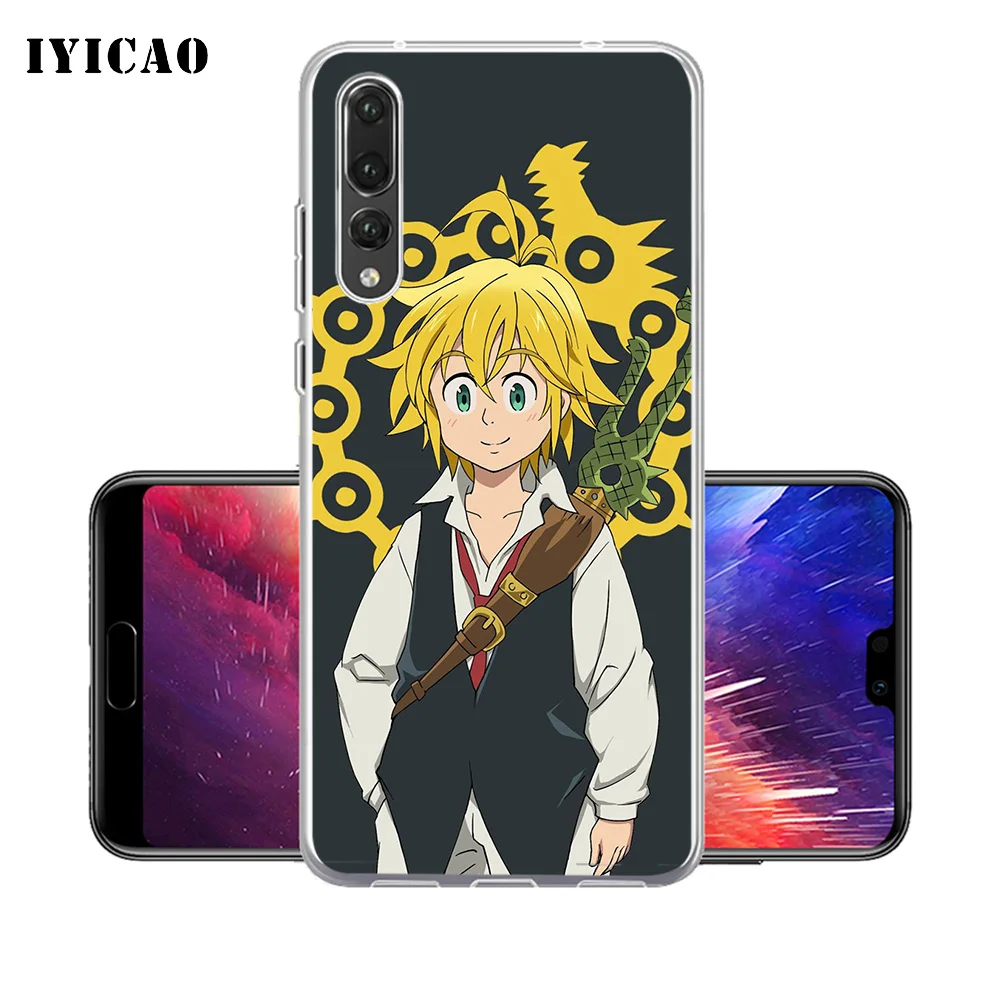 IYICAO Meliodas Seven Deadly Sins Мягкий силиконовый чехол для телефона Huawei P30 P20 Pro P10 P9 P8 Lite P Smart