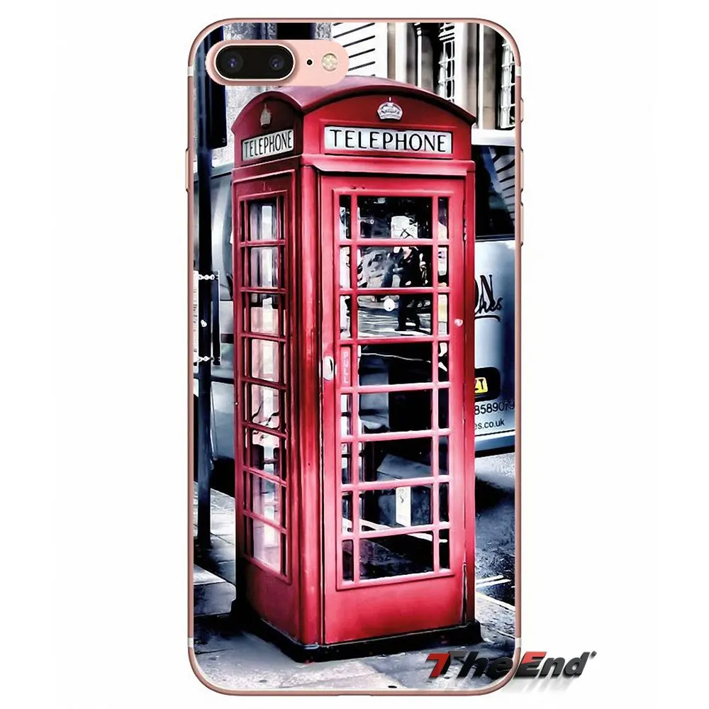 Чехол для телефона HTC One M7 M8 A9 M9 M10 E9 Plus Desire 630 530 626 628 816 820 Motorola G G2 G3 Red London|phone cases|case acase