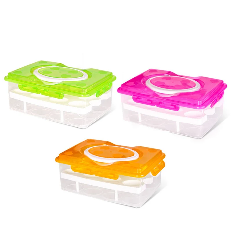 1 шт. 24 Сетки яйцо коробка для хранения яиц удобные коробки дома Кухонные гаджеты