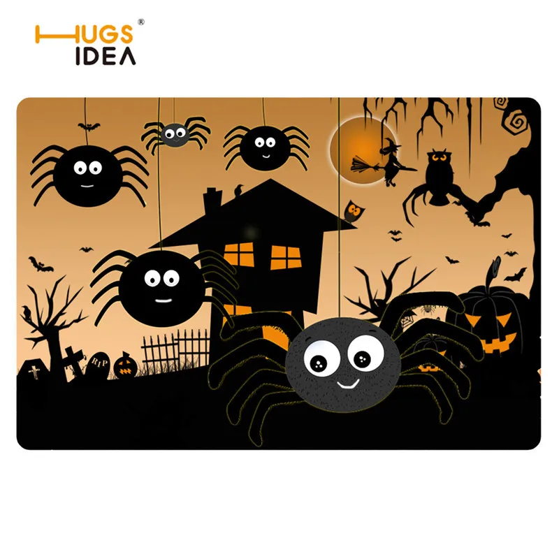 HUGSIDEA Хэллоуин дизайн ковры Творческий пол коврики украшения дома Ванная комната