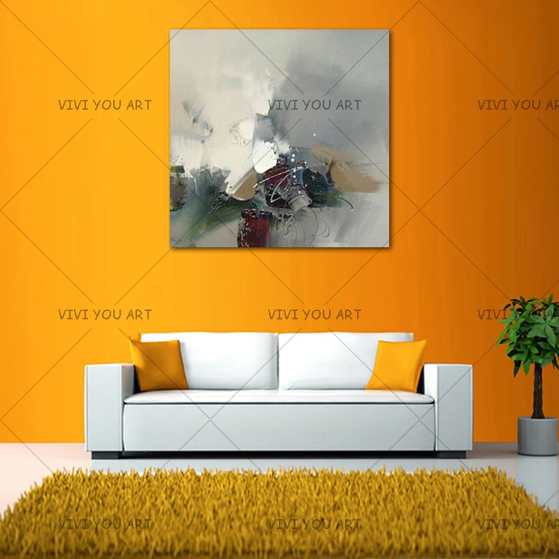 Лучшая продажа 100% ручная роспись толстый текстурированный реферат картина