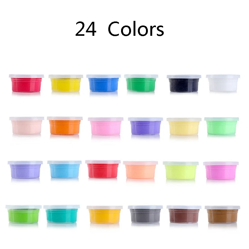 24 шт. сушка DIY ковкого полимера Пластилин Playdough инструменты Мягкие блоки Пластик