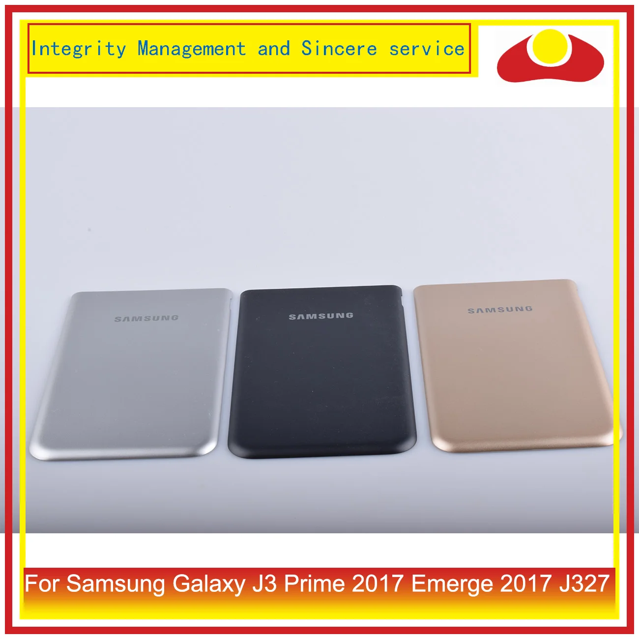 Для Samsung Galaxy J3 Prime Emerge 2nd j327W J327V J327T корпус батарея Дверь задняя Задняя стеклянная крышка корпус