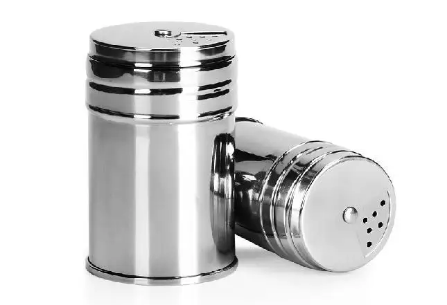 Cruet нержавеющая сталь шейкер для соли и перца контейнер специй из нержавеющей