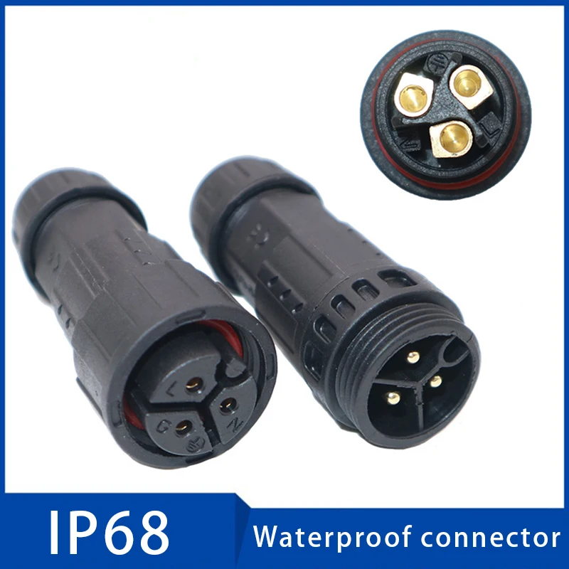 1 шт. IP68 кабель водонепроницаемый разъем 25A 2 3 4 5 6 7 8 9 Pin наружное оборудование