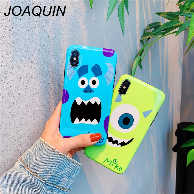 Для Apple iPhone 6 6S 7 7plus 8 Plus X защитные чехлы из ТПУ Университет Монстров Mike Wazowski