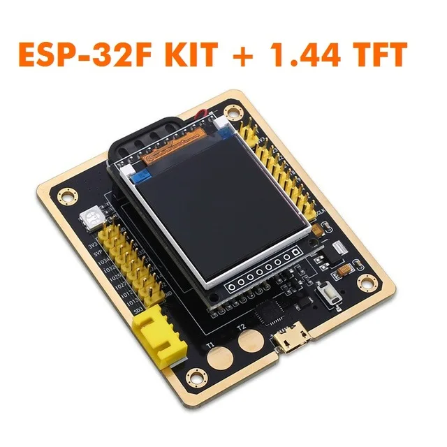 with 1.44 TFT ESP-32F макетная плата WiFi+ Bluetooth ультра-низкое энергопотребление двухъядерный ESP-32 ESP-32F ESP32 аналогичный M5Stack для Arduino - Цвет: with 1.44 TFT