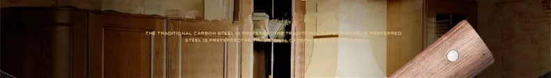 DENG углеродистая сталь кованые ручной профессиональный нож шеф-повара кухонный нож для резки мяса овощей бытовые ножи для нарезки