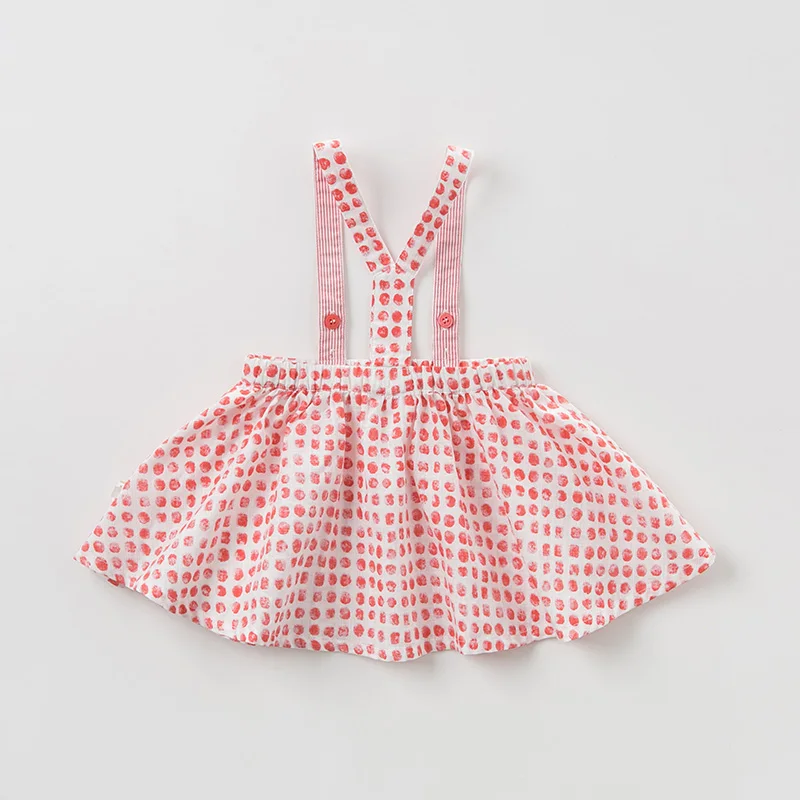 Платье на бретельках в горошек для маленьких девочек весенние подтяжки