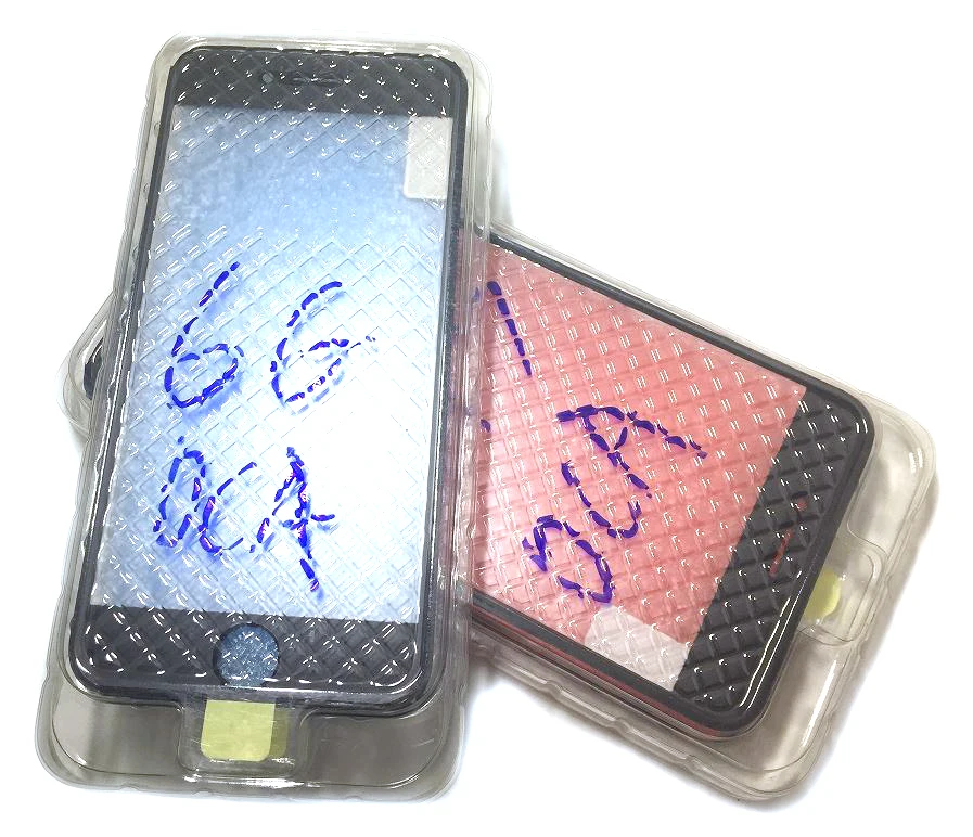 20 шт. внешнее стекло со средней рамкой+ OCA вместе для iPhone 5S 6 6s 7 7G 8 plus Переднее стекло объектива с рамкой