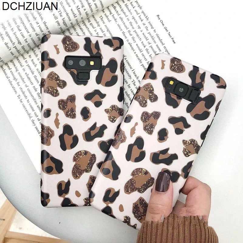 Леопардовый чехол DCHZIUAN для телефона Samsung Galaxy Note 10 8 9 S10 S8 S9 Plus роскошный мягкий