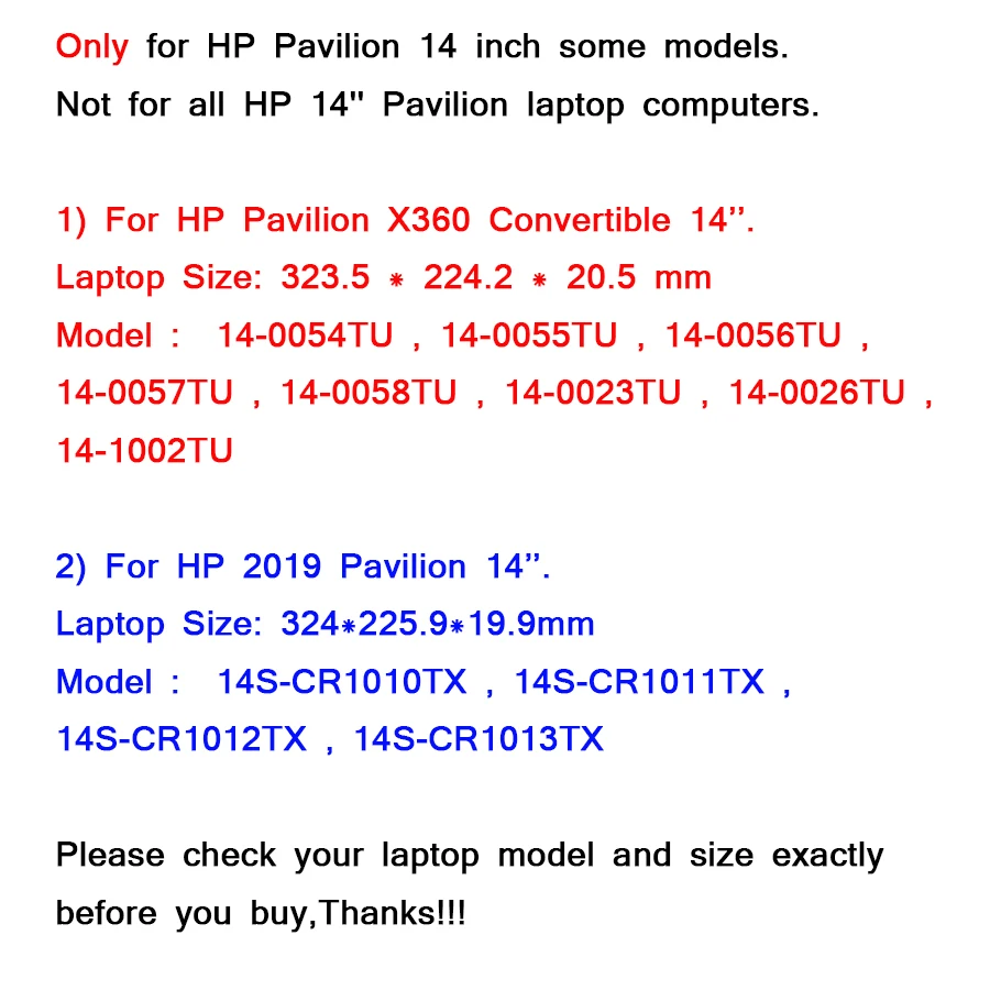 Съемный чехол для Hp Pavilion 1", Чехол для ноутбука Hp Pavilion X360, 14 дюймов, защитный чехол из искусственной кожи